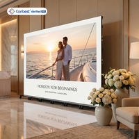 Écran d'affichage vidéo portable pliable Canbest CJ ULT P0.9 COB LED pour affiches intérieures P1.25 P1.5, idéal pour les centres commerciaux et les halls d'hôtels