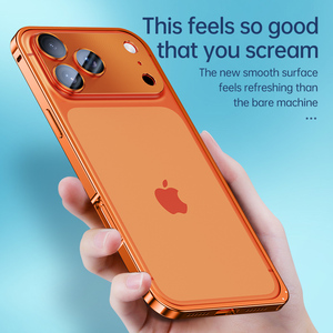 Coque 2-en-1 en métal pour iPhone 17 Pro Max avec film de protection en <span class=keywords><strong>verre</strong></span> <span class=keywords><strong>trempé</strong></span> et boucle de fixation - Product Image 3