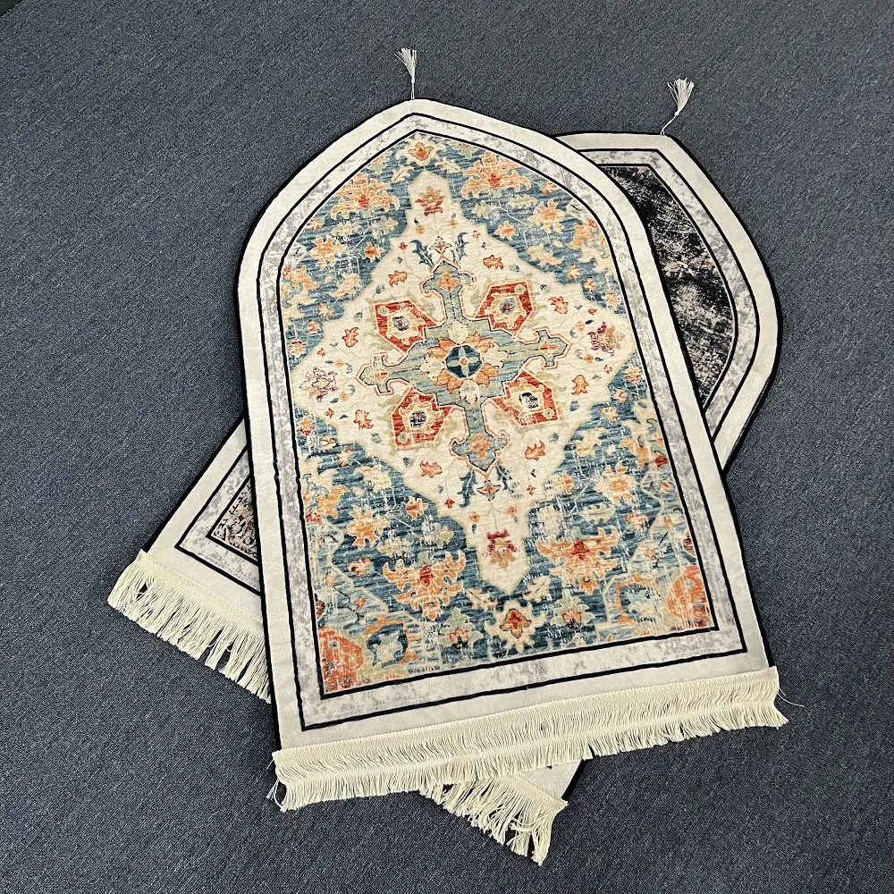 중국 베스트 셀러 현대 부드러운 푹신한 카펫 거실 alfombras 이슬람기도 카펫 기도 깔개