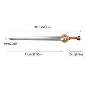 Popular 96cm 1.9kg <strong>Lord</strong> <strong>of</strong> <strong>the</strong> <strong>Rings</strong> Theoden King Herugrim Sword Sword Valley Collectible <strong>Toy</strong> Swords for Cosplay 14+ Unisex - Product Image 6