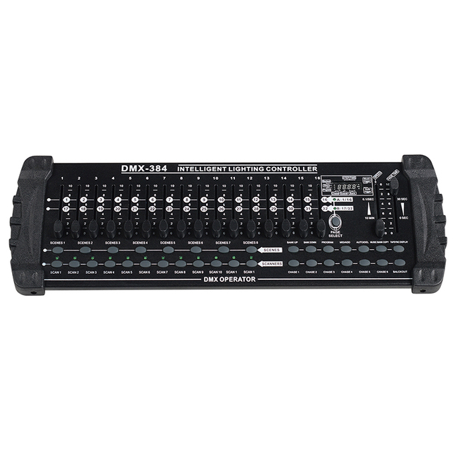 NEW 384 Channels Stage Effect Light DJ Mixer ControllerLight Disco Ball Console Dimming DMX Controller for Bar Club Music Band P