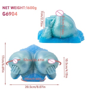 เครื่องช่วยสำเร็จความใคร่ชาย GEEBA Fantasy Big Breast ทำจากซิลิโคน สำหรับผู้ชาย 18+ ของเล่นทางเพศสำหรับผู้ใหญ่ ออนาโฮล ของเล่นเซ็กส์ ดรอปชิปปิ้ง - Product Image 2