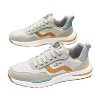 Baskets de Luxe pour Hommes à Semelle en Caoutchouc Respirante, Tissage Volant de Haute Qualité, Chaussures de Course Sportives pour Homme