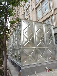 Réservoir d'eau modulaire boulonné de 10 m x 10 m x 2 m, 200 mètres cubes (200 000 <span class=keywords><strong>litres</strong></span>), réservoir d'eau en acier galvanisé à chaud - Product Image 2