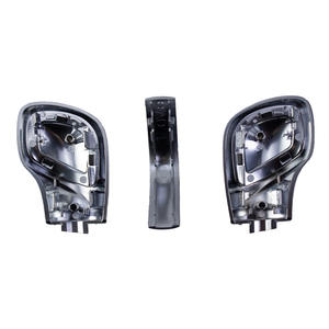 Cache-poignée de levier de vitesse automatique Volkswagen, noir mat, en plastique, ergonomique, style suède perforé, remplacement pour levier de vitesse DSG - Product Image 3