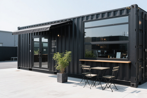 Hợp thời trang <span class=keywords><strong>Modular</strong></span> cafe đúc sẵn <span class=keywords><strong>container</strong></span> Xây Dựng Thương mại ngoài trời di động nhà cà phê với Sandwich Panel vật liệu thép - Product Image 2