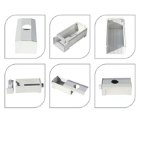 Système hydroponique NFT en PVC de qualité alimentaire 100 mm x 100 mm, circulation d'eau automatisée, longueur personnalisable, pot en filet