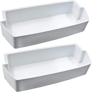 WP2187172 2187172 (Lot de 2) Panier de porte de <span class=keywords><strong>réfrigérateur</strong></span> Panier de porte inférieure du congélateur Remplace 2187194 2187194K WP2187172VP - Product Image 1