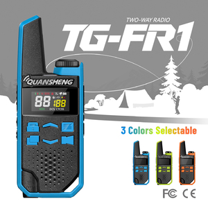 Radio bidirectionnelle sans licence QUANSHENG TG-FR1 FRS PMR446, talkie-walkie avec écran couleur HD, homologué FCC CE - Product Image 3