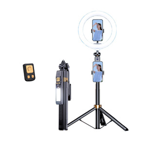 Bâton de <span class=keywords><strong>Selfie</strong></span> CL12 longue longueur nouveau bâton de <span class=keywords><strong>Selfie</strong></span> 6 en <span class=keywords><strong>1</strong></span> avec batterie à distance de bâton de <span class=keywords><strong>Selfie</strong></span> de lumière de remplissage - Product Image 1