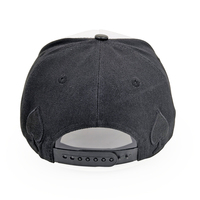 Topi Hip Hop polos Fashion pinggiran datar Logo bordir kustom topi Snapback 5 Panel kustom dengan Logo kartu Poker