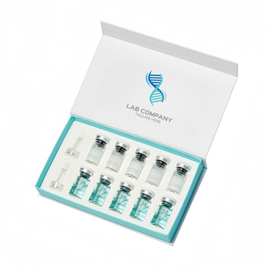 Papel de cartón de lujo personalizado individual 2m 3ml 5ml 10ml caja de viales de péptido embalaje para viales de péptido de 3ml - Product Image 5