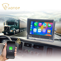 7 pouces IPS LCD couleur écran tactile moniteur de voiture HD Quad View affichage sauvegarde moniteur arrière IOS Android sans fil BT Carplay Connect