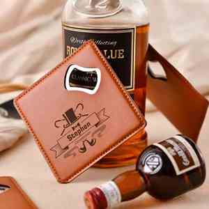 Abridor de Botellas de Cerveza Cuadrado Creativo para Bares y Restaurantes, Duradero, con Logotipo Personalizado, Artículos de Bar de Moda Transfronterizos, Multifuncional y Portátil - Product Image 5