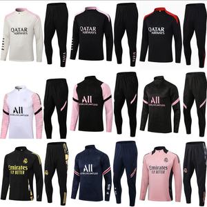 Traje de Entrenamiento de Fútbol Paris, Rayado, Unisex, para Chelsea, West Ham United, Atlético de <span class=keywords><strong>Madrid</strong></span>, Argelia, Verano, Manga Larga, Acrílico - Product Image 4