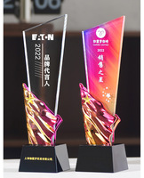 Trofeo de Cristal Personalizado Ecológico para Deportes y Fútbol, con Logotipo Grabado con Láser, Recuerdo o Premio