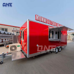 Remorque de nourriture carrée de 6m Toutes les couleurs Restaurant mobile disponible - Product Image 2