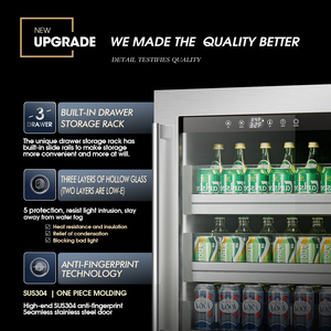 Enfriadores de <span class=keywords><strong>Vino</strong></span> y Bebidas, Refrigerador Bajo Barra, Nevera para Cerveza, Nevera Integrada para Exteriores, Nevera de Cocina - Product Image 5