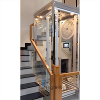 Mini-ascenseur résidentiel pour 2 personnes, ascenseur extérieur pour maison, adapté à 2 à 6 étages / villas, petit ascenseur pour maison, pour extérieur