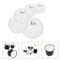 Peaux de batterie SLADE LG-01 Jazz en film polyester importé, double couche, finition huilée avec surface de frappe pour percussion occidentale