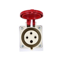 Prise industrielle à montage en surface ZNG-124 triphasée 380V 4 broches 32A