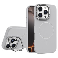 Coques de téléphone portable de luxe en TPU avec chargement magnétique sans fil et support de cadre d'appareil photo pour iPhone 17 Pro Max