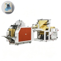 Machine à fabriquer des sacs en papier à fond en V haute efficacité, 400 sacs automatiques par minute, marque Rocky, modèle Rocky-Bagging Machine Floor