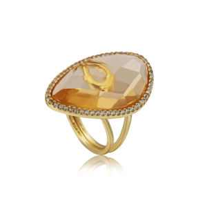 925 серебряные Регулируемые кольца с граненым перламутровым камнем, хороший ювелирный продукт - Product Image 5