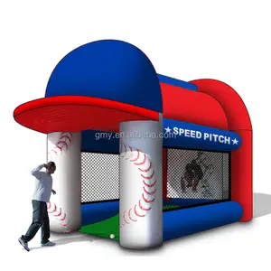 Karneval Spielstand Baseball aufblasbare Geschwindigkeit Pitching Cage Speed Pitch