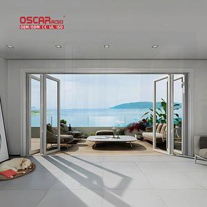 Puerta Plegable de Aluminio y Vidrio de Alta Calidad para Exteriores, Segura, para Patio, Balcón o Entrada - Product Image 1
