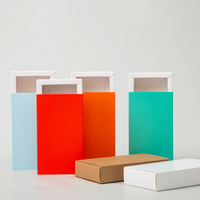 Boîte cadeau de tiroir en papier de luxe pour chaussettes barre de sous-vêtements savon fait à la main multicolore imprimé petite boîte de tiroir d'emballage de bombe de bain