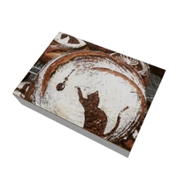 Boîte à chocolat en carton finition mate avec tiroir coulissant, échantillon gratuit pour l'emballage de nourriture, bonbons, snacks, sushis, recyclable