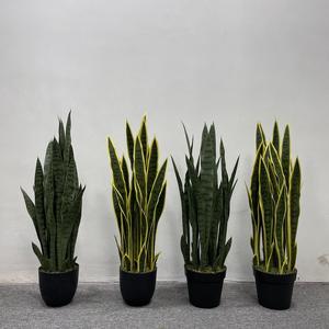 Planta Artificial de Serpiente de Plástico de Gran Tamaño, <span class=keywords><strong>Sansevieria</strong></span> Realista, Decoración Ecológica para el Suelo de Hoteles, Vestíbulos, Bodas y Acción de Gracias - Product Image 6