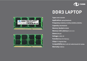 แรมความเร็วสูง DDR3 4GB 8GB 16GB 1300MHz 1600MHz สำหรับเดสก์ท็อปและแล็ปท็อป - Product Image 5