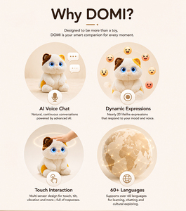AI Interactive Talking <b>Plush</b> Toy Smart Emotional Companion Doll LLM Voice Chat Multi Language AI Pet For Kids Educational Gift - Product Image 4