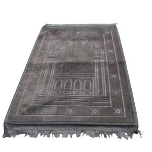 Juego de Alfombras de Regalo Profesional, Alfombra de Oración con Diseño de Mezquita en Relieve, Estilo Moderno, Acolchada, Lavable, Tejida, Apta para el Hogar o Picnic - Product Image 6
