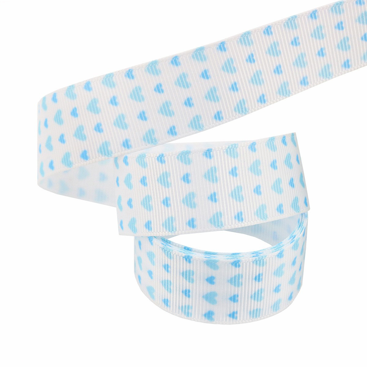 Cœur blanc-petit-2,2 cm * 10 m