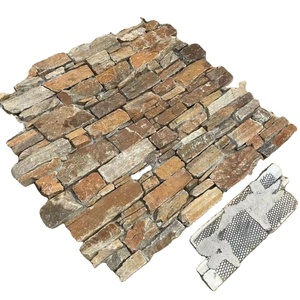 Bên ngoài màu vàng quartzit <span class=keywords><strong>Z</strong></span> Bảng điều khiển đá Veneer tường ốp - Product Image 1