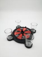 Jeu de roulette russe pour 4 personnes Jeu de roulette à boire avec 4 jeux de fête