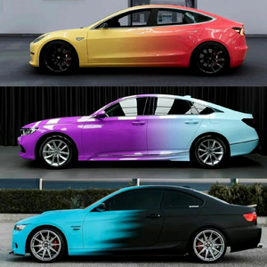 Film vinyle autocollant PVC NIKO à dégradé personnalisé pour voiture avec film auto changeant de couleur - Product Image 2