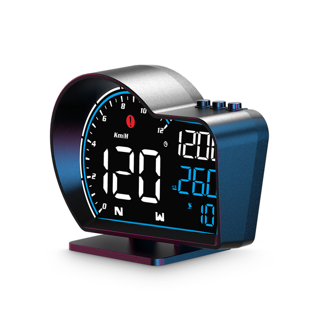 G16 Universal Car GPS Speedometer with 5 Inch Heads-up Display Includes Clock Function