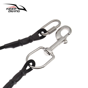 Keep <b>Diving</b> <b>Diving</b> Equipment 6Mm Nylon Adjustable Rope With Carabiner For Scuba <b>Tank</b> Securement - Product Image 3