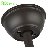 Ventiladores de techo LED de 5 aspas de alta velocidad Breezelux, control remoto, escape de baño Metro, luz LED, estilo chino tradicional
