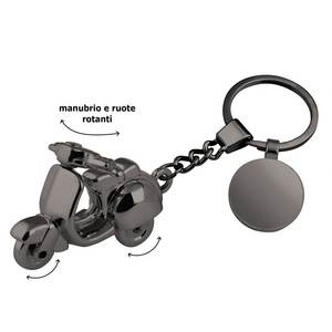 Support de porte-clés VESPA CHIAPPINI avec finition patinée pour accessoires de scooter - Product Image 2