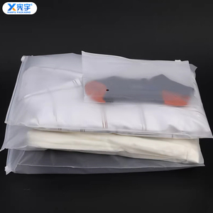 定制哑光透明塑料自封袋食品级热封防水购物袋适用于T恤、内衣、袜子、连帽衫、牛仔裤 - Product Image 6