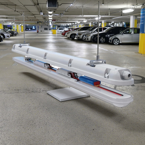 60 Wát lò vi sóng cảm biến + khẩn cấp tri-proof ánh sáng Trần <span class=keywords><strong>LED</strong></span> chiếu sáng công nghiệp <span class=keywords><strong>LED</strong></span> TRI-PROOF - Product Image 1