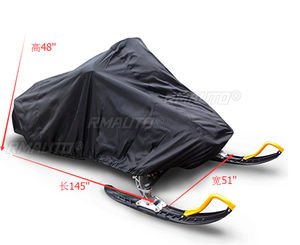 Funda para Moto de Nieve Impermeable, Antipolvo, Remolcable, Anti-UV, Multiusos, para Invierno, 368*130*121cm - Product Image 2
