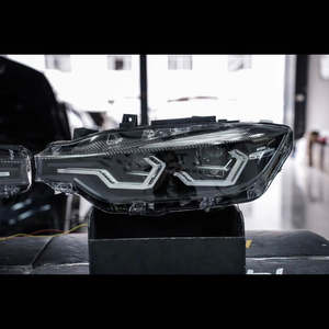 <span class=keywords><strong>Serie</strong></span> 3 13-19 F30/F35 versión americana con luces amarillas quinta generación OSS <span class=keywords><strong>cuatro</strong></span> cerca ocho lejos toque de faros azules - Product Image 3