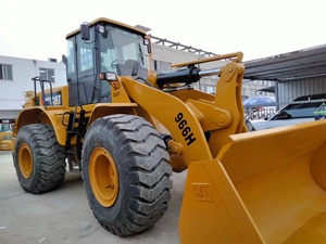 รถตักล้อยางแคตเตอร์พิลลาร์สำหรับงานหนักในฟาร์มและก่อสร้าง รุ่น CAT 966H รถตักหน้า 6 ตัน เครื่องยนต์ดีนิสัน ระบบไฮดรอลิก สีเหลือง - Product Image 6