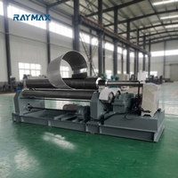 Machine à cintrer les tôles en acier RAYMAX, machine à cintrer les tôles métalliques automatique personnalisée, machine à cintrer hydraulique CNC